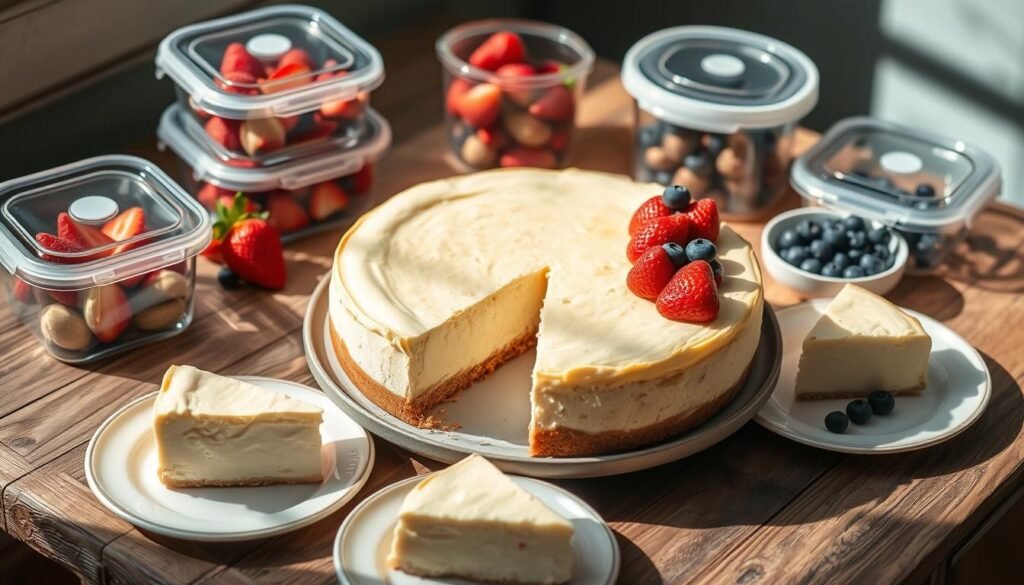 Cottage Cheese Cheesecake Storage