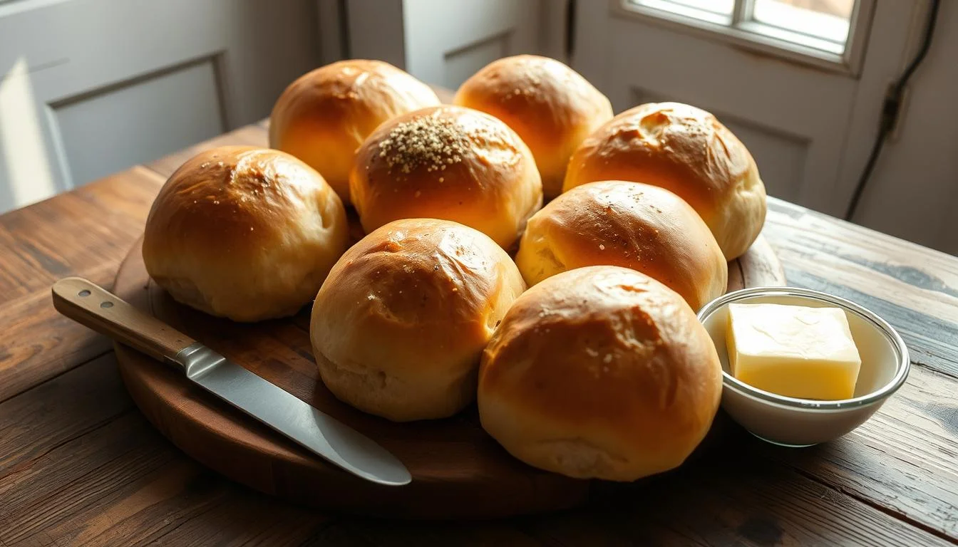 no yeast bread rolls