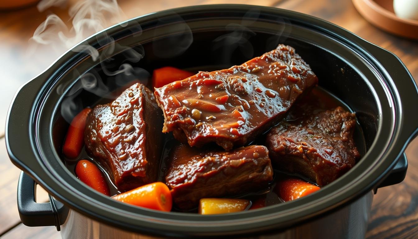 beef ribs in crock pot