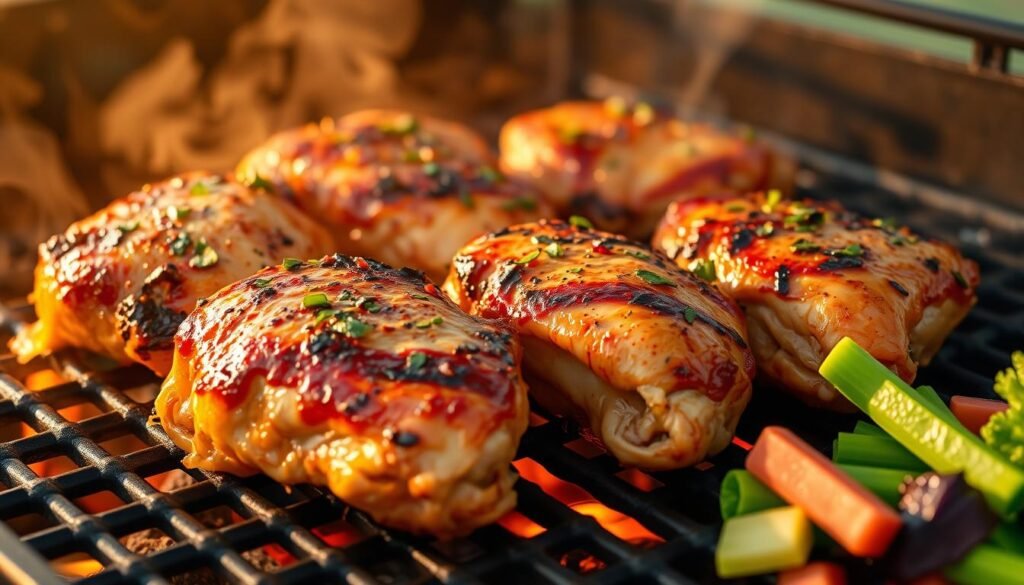 grilling chicken thighs