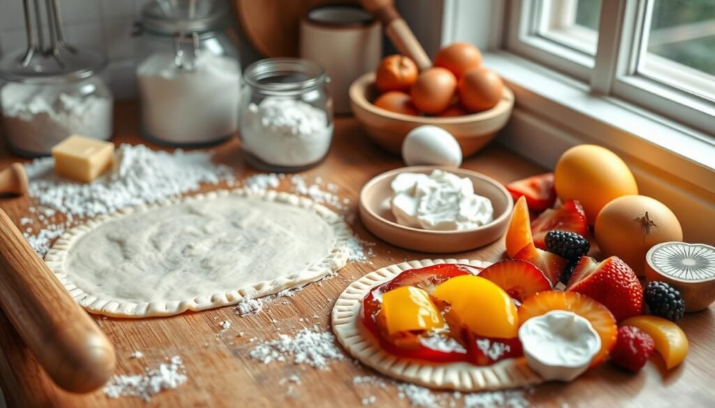 Breakfast Puff Pastry Preparation