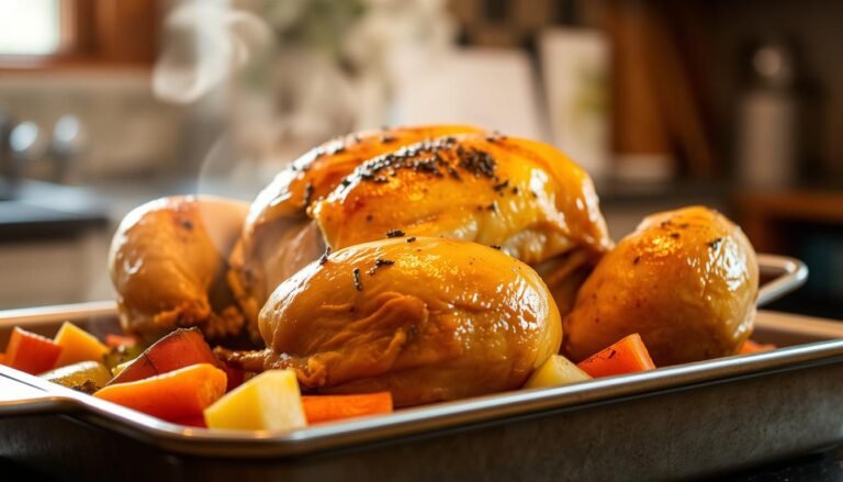 chicken quarters in oven