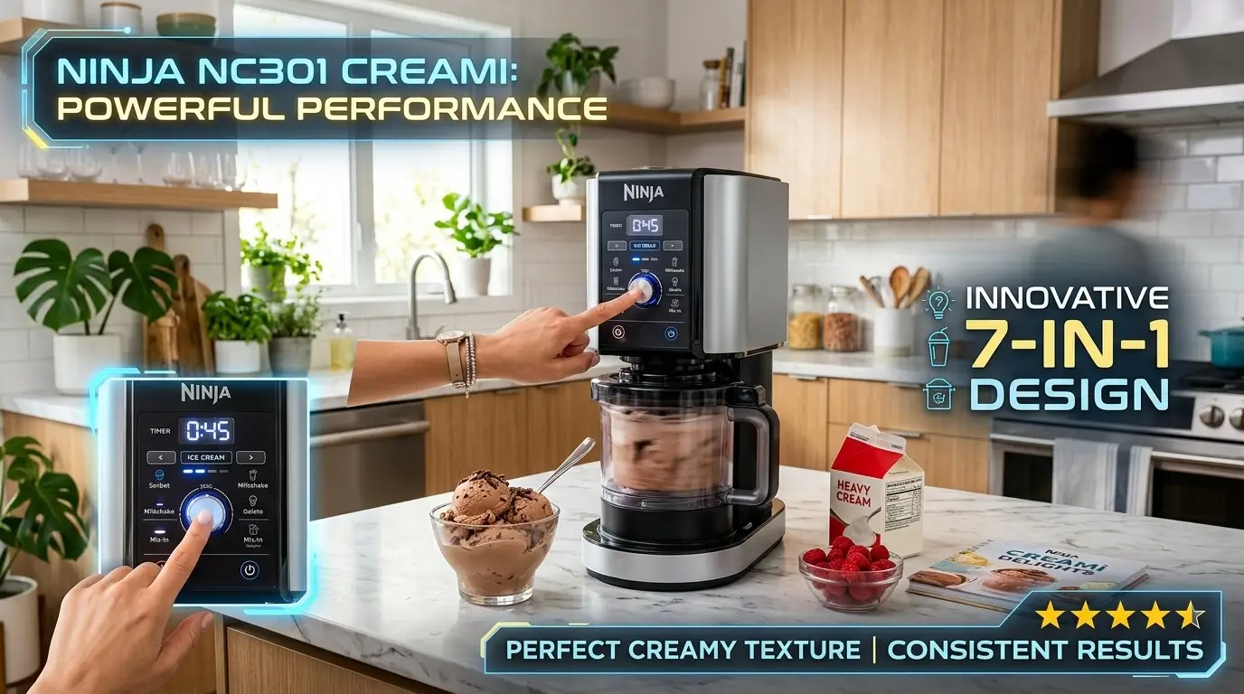 Discover if the Ninja NC301 CREAMi is the ultimate ice cream maker for homemade frozen desserts. Read our honest review covering features, pros, cons, performance, and whether it’s worth the hype for creamy ice cream, gelato, sorbet, and smoothie bowls.