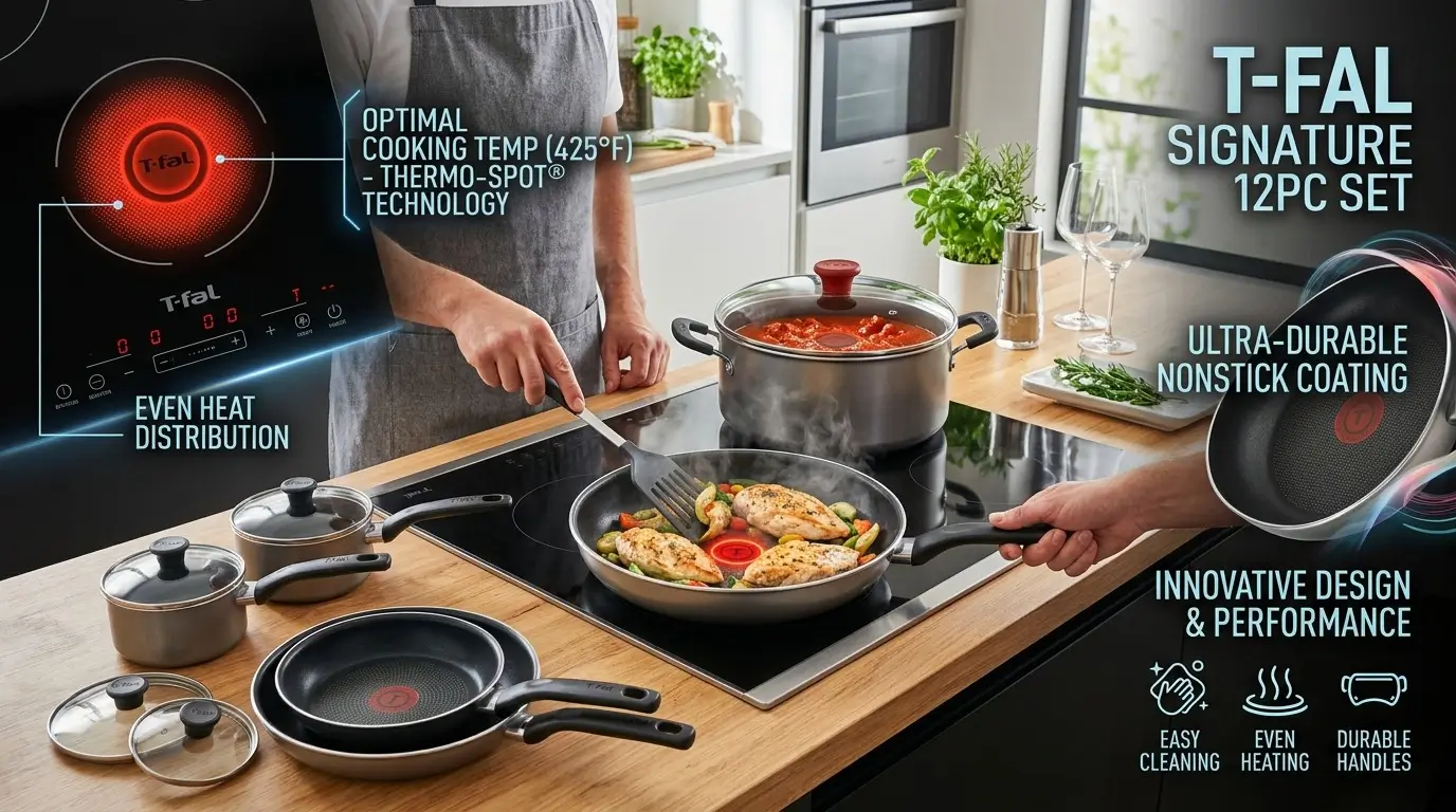 Looking for the best nonstick cookware set? Check out our T-fal Signature 12-piece review with honest insights, features, and real value.