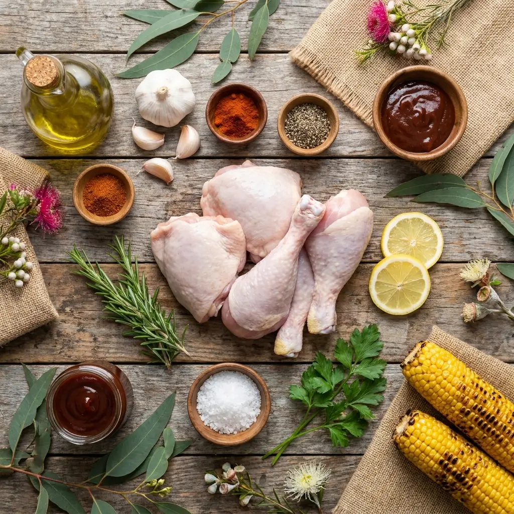 ingredients for grilled chicken
