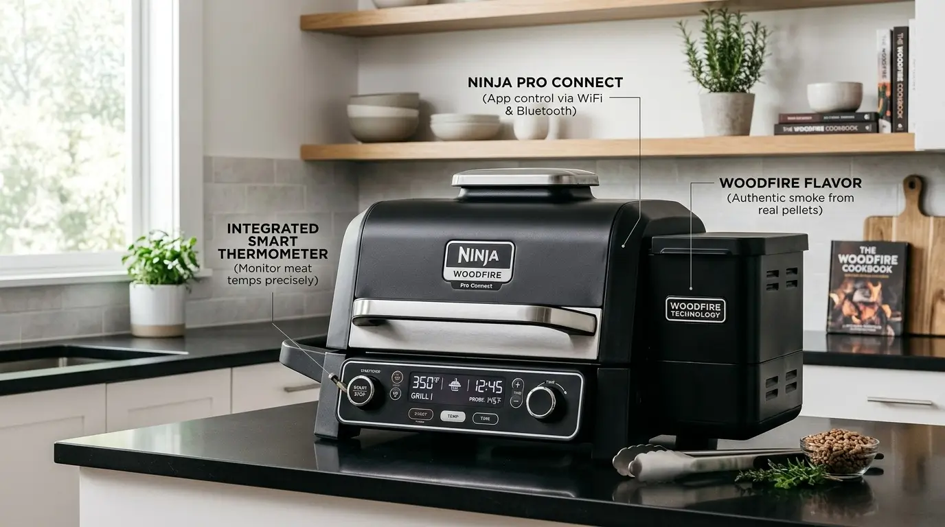 Discover why the Ninja OG951 Woodfire Pro Connect Premium XL is the best outdoor grill of 2026 with smart controls, real woodfire flavor, and versatile all-in-one cooking performance.
